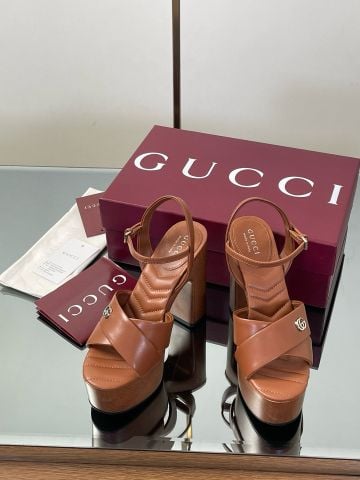 Sandal cao gót GUCC*  cao 13 cm