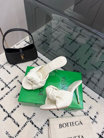 SANDAL NỮ CAO GÓT B V QUAI ĐAN INTRECCIATO – PHOM MŨI VUÔNG THANH LỊCH