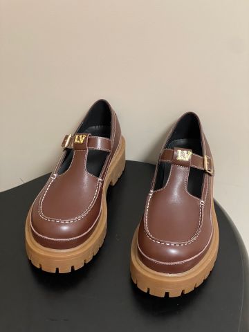 GIÀY NAM NỮ LV* MARY JANE “BUBBLE” DA BÓNG – ĐẾ LUG 5CM
