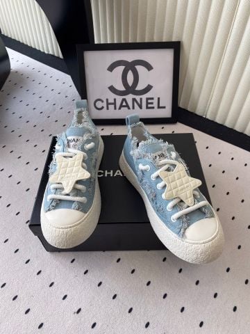 Giày thể thao nữ CHNEL Denim Xuân Hè