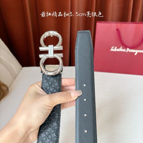 THẮT LƯNG NAM FERR 3.5CM GANCINI KHÓA SÁNG