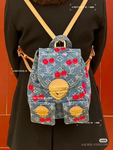 Balo denim Cherry L*V