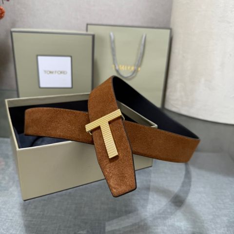 THẮT LƯNG NAM TF MẶT KHÓA T VÀNG BẢN 3.8CM