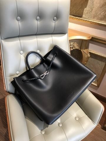 TÚI NAM NỮ BV ANDIAMO DA BÊ THƯỢNG HẠNG – CHI TIẾT KNOT BIỂU TƯỢNG, FORM TOTE ĐẲNG CẤP