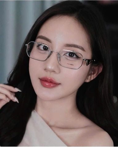 KÍNH MẮT NỮ PRD GỌNG KIM LOẠI MẢNH DÁNG VUÔNG BO GÓC SANG THANH LỊCH