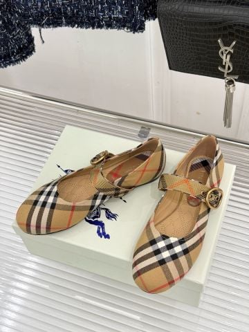 GIÀY BÚP BÊ NỮ B B PHOM MARY JANE HỌA TIẾT CHECK, QUAI THÁO RỜI