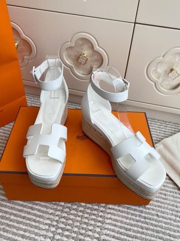 SANDAL ĐẾ XUỒNG NỮ H M ELDA ESPADRILLE GÓT 8CM – ĐẾ CÓI DÀY THANH LỊCH