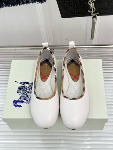 GIÀY BÚP BÊ NỮ B B ROBIN PHOM BALLET DA CỪU NAPPA VIỀN CHECK