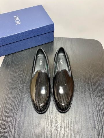 GIÀY NAM LOAFER Di*or* in 3D hoạ tiết oblique lịch lãm độc đáo chất riêng