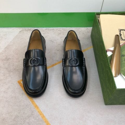 Giày nam Loafer GUCC*  Midnight-Navy GG Signature