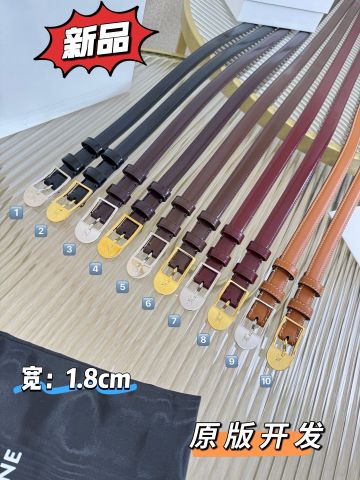 THẮT LƯNG NỮ CLN BẢN 1.8CM KHÓA KIM LOẠI THANH LỊCH VIỀN CHỈ NỔI TINH GỌN