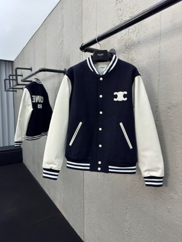 ÁO KHOÁC BOMBER VARSITY UNISEX CLN – PATCH LOGO DA THẬT, FORM THỂ THAO SANG TRỌNG