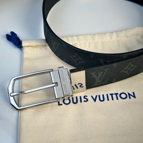 THẮT LƯNG NAM L V MONOGRAM CANVAS BẢN 3.5CM