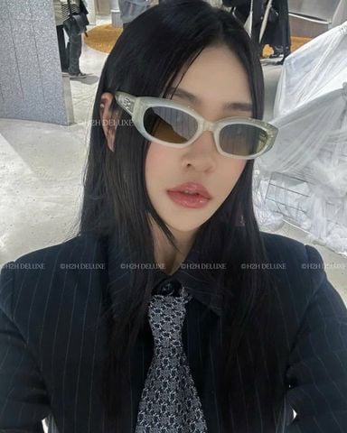 KÍNH MẮT NỮ GM VOID DÁNG OVAL SLIM RETRO, GỌNG TRONG MỜ CÁ TÍNH