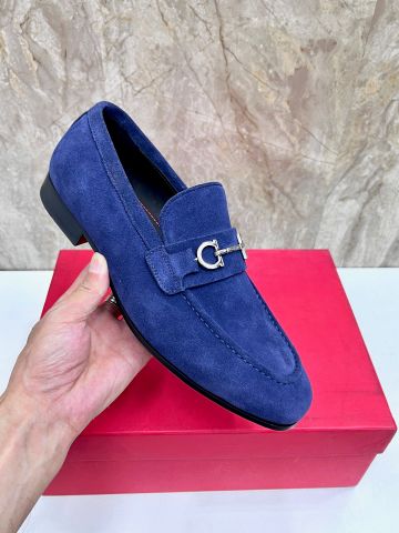GIÀY MOCCASSIN NAM FRG DA LỘN GANCINI SIGNATURE MAY TAY TINH XẢO