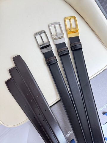 THẮT LƯNG NAM DA BÒ 2 MẶT KHÓA XOAY 3.5CM