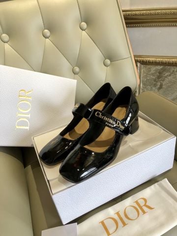 GIÀY CAO GÓT NỮ DR LOLITA MARY JANE KHÓA CHỮ VÀNG