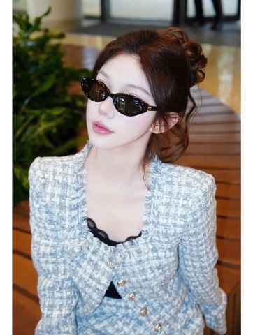 KÍNH MẮT NỮ GM VANILLA PHOM OVAL CAT-EYE NHỎ GỌN SANG CHẢNH