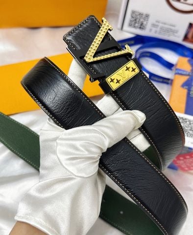 THẮT LƯNG UNISEX L V KHÓA LV BIỂU TƯỢNG – BẢN 4.0CM SANG GỌN, TÔN PHONG THÁI