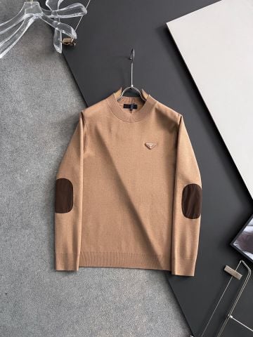 ÁO LEN NAM PRD DỆT KIM MẬT ĐỘ CAO – CỔ LỬNG GÂN NỔI, MIẾNG VÁ KHUỶU TAY TINH TẾ