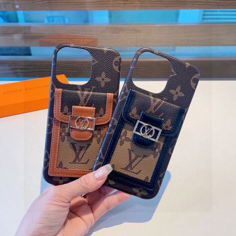ỐP ĐIỆN THOẠI NAM NỮ L V THIẾT KẾ TRUNK ICONIC – TÍCH HỢP KHE THẺ & DỰNG ĐIỆN THOẠI