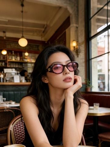 KÍNH RÂM NỮ M I U M I U DÁNG OVAL ACETATE – PHOM SANG CỰC TÔN MẶT