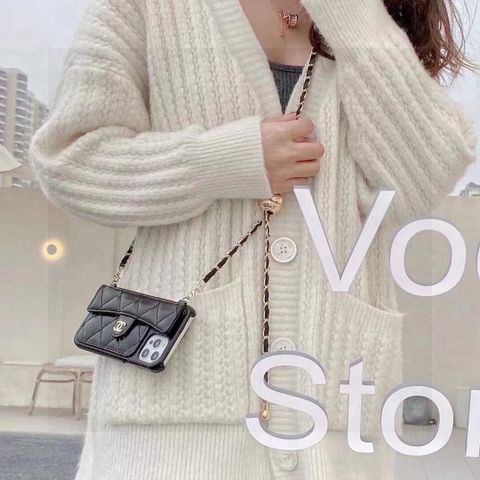 ỐP LƯNG ĐIỆN THOẠI NỮ CN DÁNG MINI BAG CHẦN BÔNG BIỂU TƯỢNG