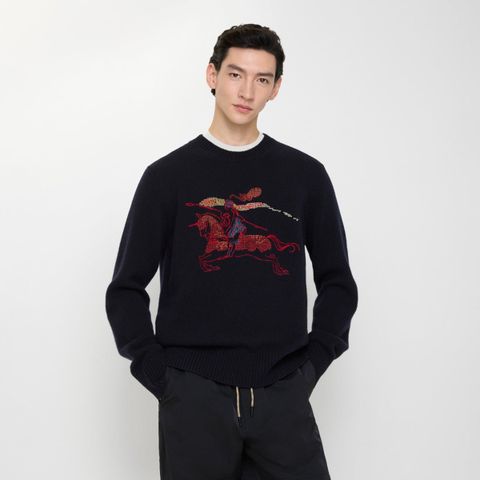 ÁO LEN NAM NỮ BBR THÊU EKD 3D KỴ SĨ – PHOM DỆT Ý DÀY DẶN, ĐIỂM NHẤN SANG TINH TẾ