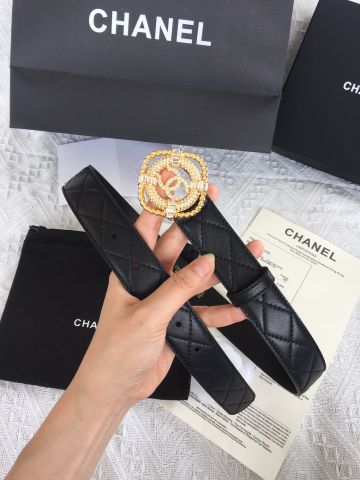 THẮT LƯNG NỮ CN BẢN 3.0CM DA CHẦN TRÁM