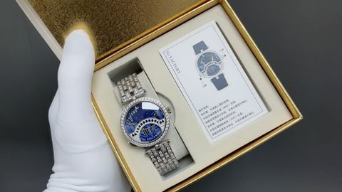 ĐỒNG HỒ NỮ VCA* PONT DES AMOUREUX “TỨ QUÝ” – MẶT 38MM, KÍNH SAPPHIRE, NẠM KIM