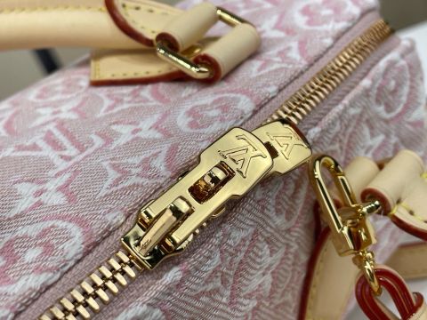 TÚI XÁCH NỮ L V SPEEDY BANDOULIÈRE 20 MONOGRAM EMBLÈME JACQUARD CANVAS PHOM BOSTON MINI
