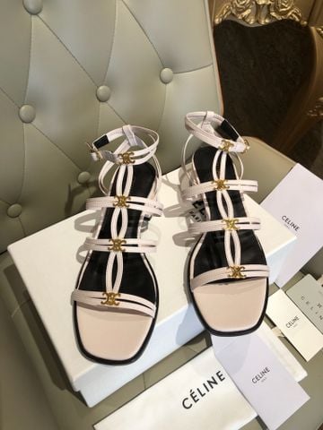 SANDAL CAO GÓT NỮ CLN DÁNG QUAI MẢNH ĐÍNH KHÓA KIM LOẠI