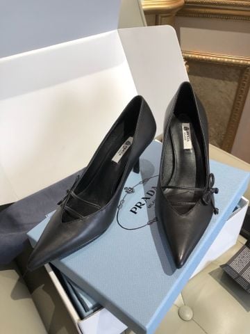 GIÀY CAO GÓT PRD MŨI NHỌN NƠ THẮT TINH XẢO – DÁNG THANH MẢNH SANG CHẢNH CAO 8,5CM