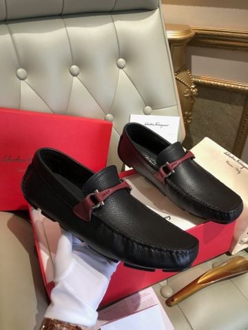 GIÀY MOCCASSIN NAM FRG KHÓA GANCINI BIỂU TƯỢNG – PHOM LOAFER Ý TINH GỌN, ÊM CHÂN CẢ NGÀY