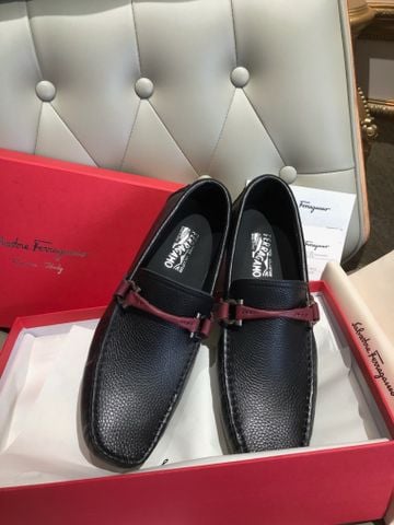 GIÀY MOCCASSIN NAM FRG KHÓA GANCINI BIỂU TƯỢNG – PHOM LOAFER Ý TINH GỌN, ÊM CHÂN CẢ NGÀY
