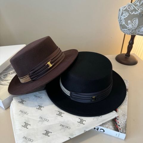 MŨ NỮ CLN FORM PHẲNG TỐI GIẢN – LEN 100% GIỮ PHOM SANG, TÔN DIỆN MẠO