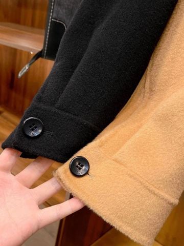 ÁO KHOÁC DẠ NAM DÁNG NGẮN CỔ BẺ – RAGLAN TÔN FORM, DỆT DOUBLE-FACE MỀM ẤM, KHÍ CHẤT ĐIỀM TĨNH