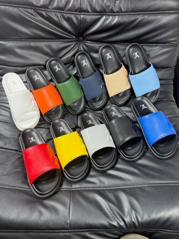 DÉP NAM L V VENICE DÁNG TRƯỢT ÊM CHÂN HOẠ TIẾT HOA MONOGRAM NỔI BẬT