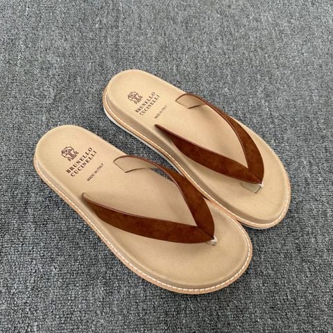 DÉP NAM BC DÁNG KẸP DA LỘN PHOM TỐI GIẢN ÊM CHÂN