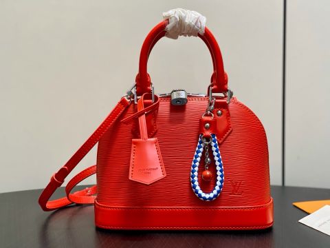 TÚI NỮ L V ALMA BB EPI RAINBOW DA BÒ VÂN SÓNG PHOM VỎ SÒ MINI SANG TRỌNG