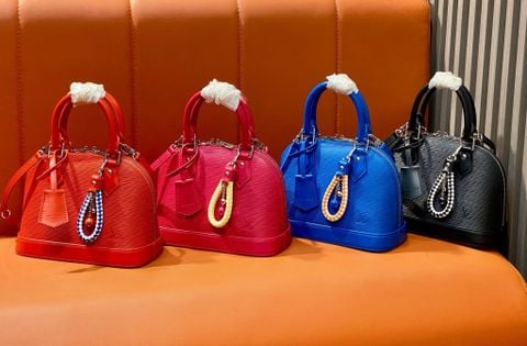 TÚI NỮ L V ALMA BB EPI RAINBOW DA BÒ VÂN SÓNG PHOM VỎ SÒ MINI SANG TRỌNG