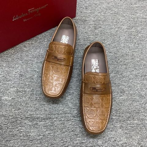 GIÀY MOCCASSIN NAM FRG VÂN DẬP BIỂU TƯỢNG – FORM THON LỊCH LÃM