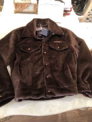 ÁO KHOÁC NAM L V CHẤT LÔNG MICRO-FUR SIÊU MƯỢT GIỐNG LÔNG CHỒN