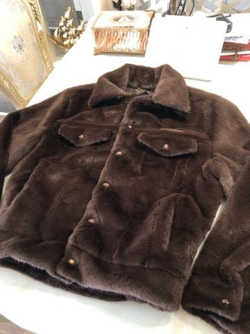 ÁO KHOÁC NAM L V CHẤT LÔNG MICRO-FUR SIÊU MƯỢT GIỐNG LÔNG CHỒN