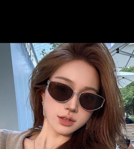 KÍNH MẮT NỮ CHL* DÁNG OVAL HẸP GỌNG KIM LOẠI MẢNH SIÊU SANG