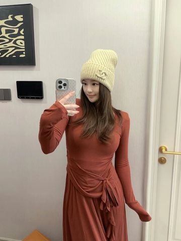 MŨ LEN UNISEX CN LOGO CC DẬP NỔI – DỆT GÂN CAO CẤP, LÊN FORM TINH TẾ