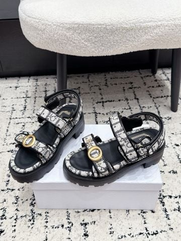 SANDAL NỮ D R D-ACT PLATFORM OBLIQUE JACQUARD ĐẾ DÀY 5,5CM – FORM THỂ THAO CAO CẤP, CÁ TÍNH VÀ RẤT SANG CHÂN