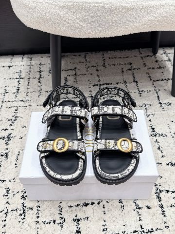 SANDAL NỮ D R D-ACT OBLIQUE DENIM VELCRO STRAP – FORM ĐẾ DÀY CÁ TÍNH, SPORTY-LUXURY RẤT NỔI BẬT