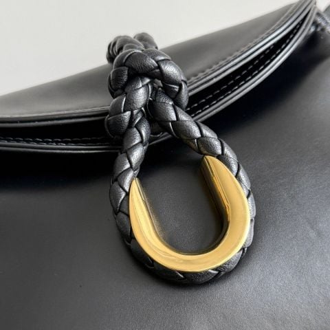 Túi xách nữ BV*  Liberta mini da cao cấp khoen U vàng đeo chéo