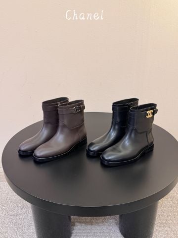 BOOTS NỮ C N CỔ LỬNG PHOM RIDING DA BÊ CAO CẤP